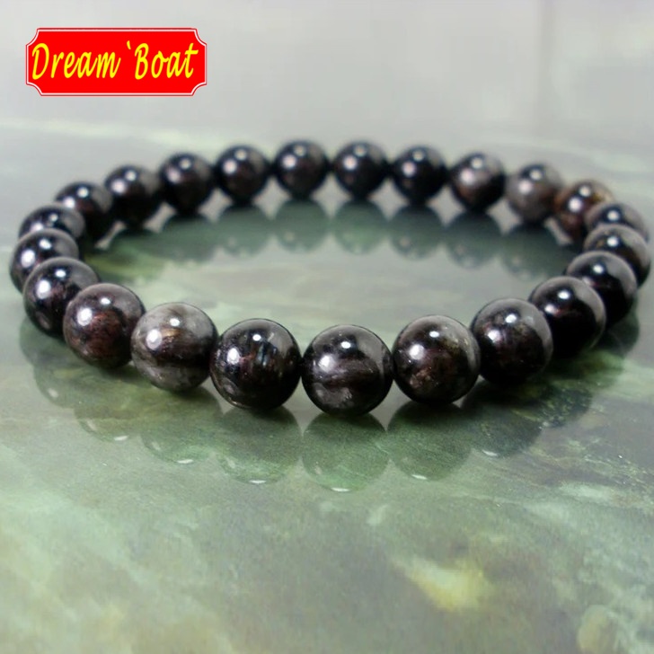 Arfvedsonite Natural Crystal Bracelet สร้อยข้อมือคริสตัลธรรมชาติ,ลูกปัดคริสตัล,ผู้หญิง/ผู้ชายสร้อยข้อมือ,สร้อยข้อมืออัญมณี,สร้อยข้อมือฮวงจุ้ย,สร้อยข้อมือหินธรรมชาติ,เครื่องประดับแฟชั่นและหรูหรา