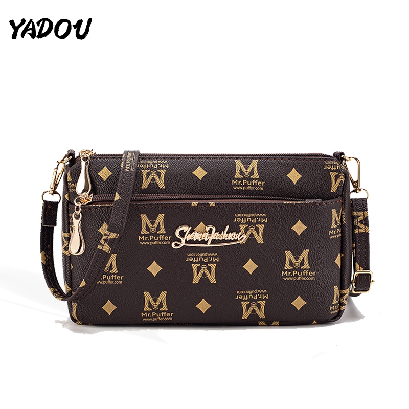 Yadou กระเป๋าสะพายหนัง Pu อเนกประสงค์ย้อนยุคระดับไฮเอนด์