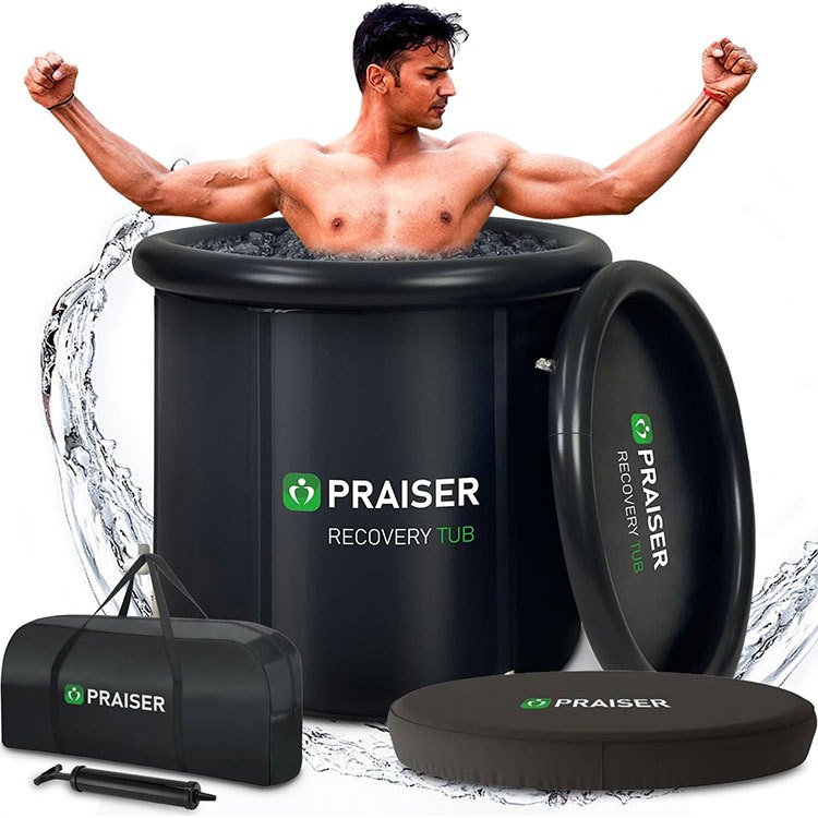 2024 80 ซม.โรงงานเดิม Inflatable Ice Bath Tub สําหรับสระว่ายน้ําปอดเย็น Ice Bath