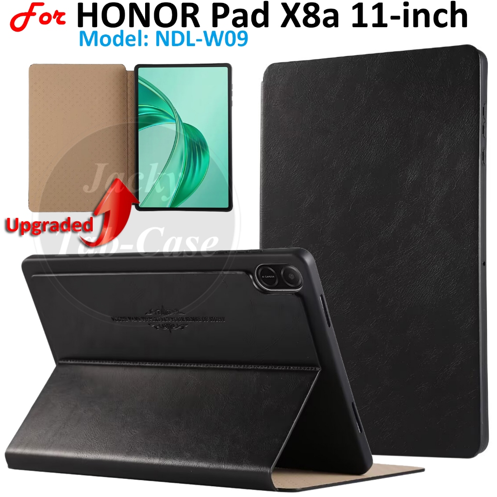 สําหรับ Huawei Honor Pad X8a แท็บเล็ต 11 นิ้ว NDL-L09 NDL-W09 อัพเกรดธุรกิจสไตล์ PU หนังขาตั้งฝาครอบ