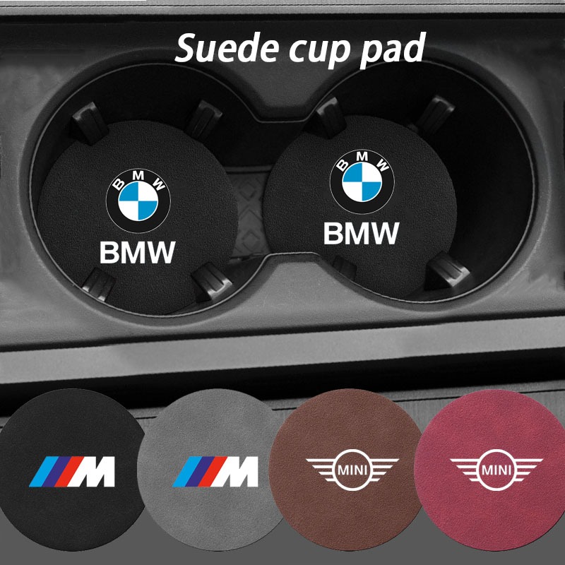 2 ชิ้น BMW MINI รถขนสัตว์ถ้วยน้ํา pad ประตู groove pad ตกแต่งภายในรถถ้วยน้ํา anti slip pad 1 Series 2 Series 3 Series 4 Series 5 Series 7 Series X1 X2 X3 X4 X5 X6 X7