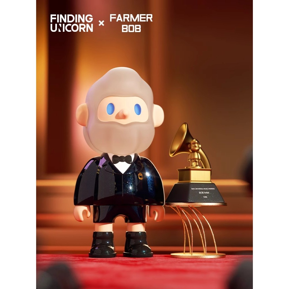 ดูยูนิคอร์น FARMER BOB Vintage Musician 6 รุ่น series กล่องตาบอดแฟชั่นเล่นเครื่องประดับ handwork