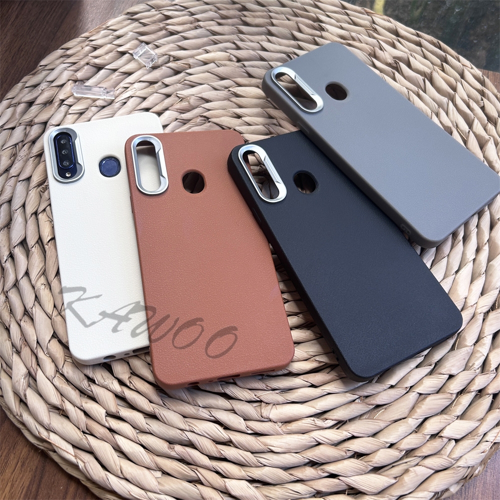 SAMSUNG สําหรับSamsung A10S A11 A20S A30 A50 A50S A70 A10 หนังSlim Soft TPUกรณี