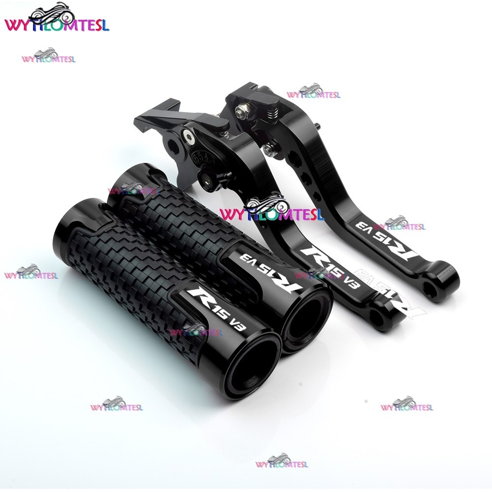 สําหรับ YAMAHA R15 V3 2015-2024 CNC อลูมิเนียมรถจักรยานยนต์คลัทช์เบรคคันโยกมือจับมือจับมือจับ