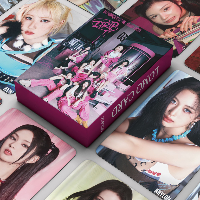 55 BABYMONSTER DRIP Photocards CLIK CLAK การ์ด HARAM ASA AHYEON