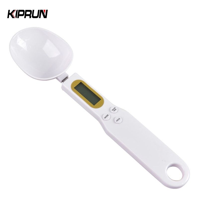 Kiprun ช้อนเครื่องชั่งอาหาร, 0.1g/500g เครื่องชั่งดิจิตอลในครัว, เครื่องชั่งช้อนดิจิตอล LCD ความแม่นยําสูงพร้อมฟังก์ชั่น Tare