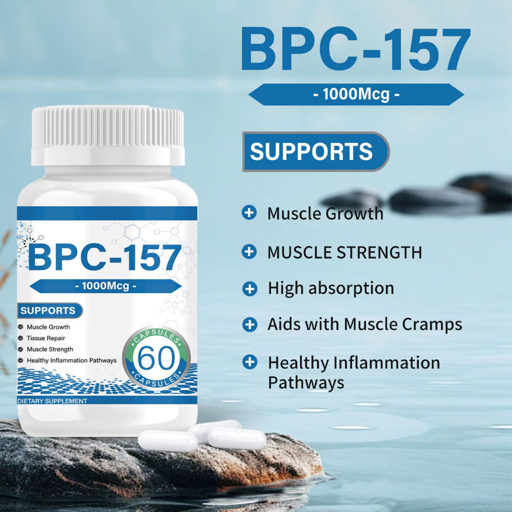 BPC - 157 แคปซูลอาหารมังสวิรัติส่งเสริมการเติบโตของกล้ามเนื้อ และฟื้นฟูสุขภาพหลังออกกำลังกาย