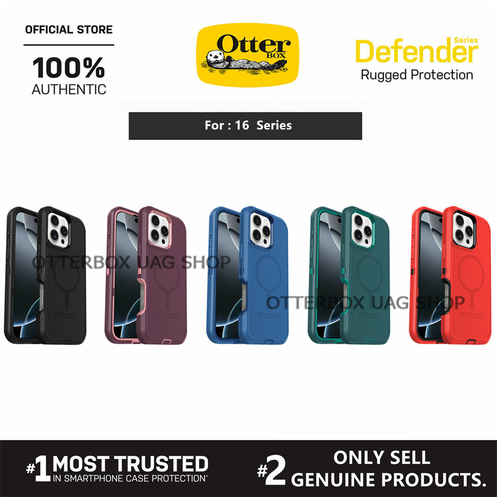 เคส OtterBox รุ่น Defender with Magnetic - iPhone 16 15 Pro Max / 16 15 Pro / 16 15 14 Plus / 16 15 / 14 13 12 Pro Max / 14 13 12 Pro / 14 13 12