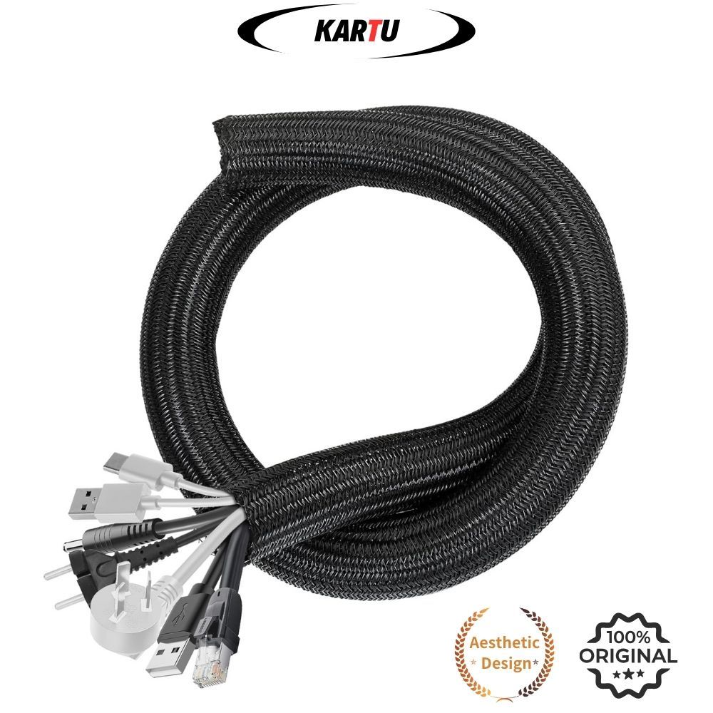 【พร้อมส่ง】ปลอกหุ้มสายเคเบิล กว้าง 40 มม. สําหรับบ้าน สํานักงาน