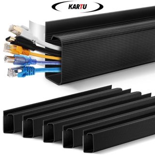 【พร้อมส่ง】ที่จัดระเบียบสายไฟแบบ J สำหรับโต๊ะ ขนาด 16 นิ้ว, ร…