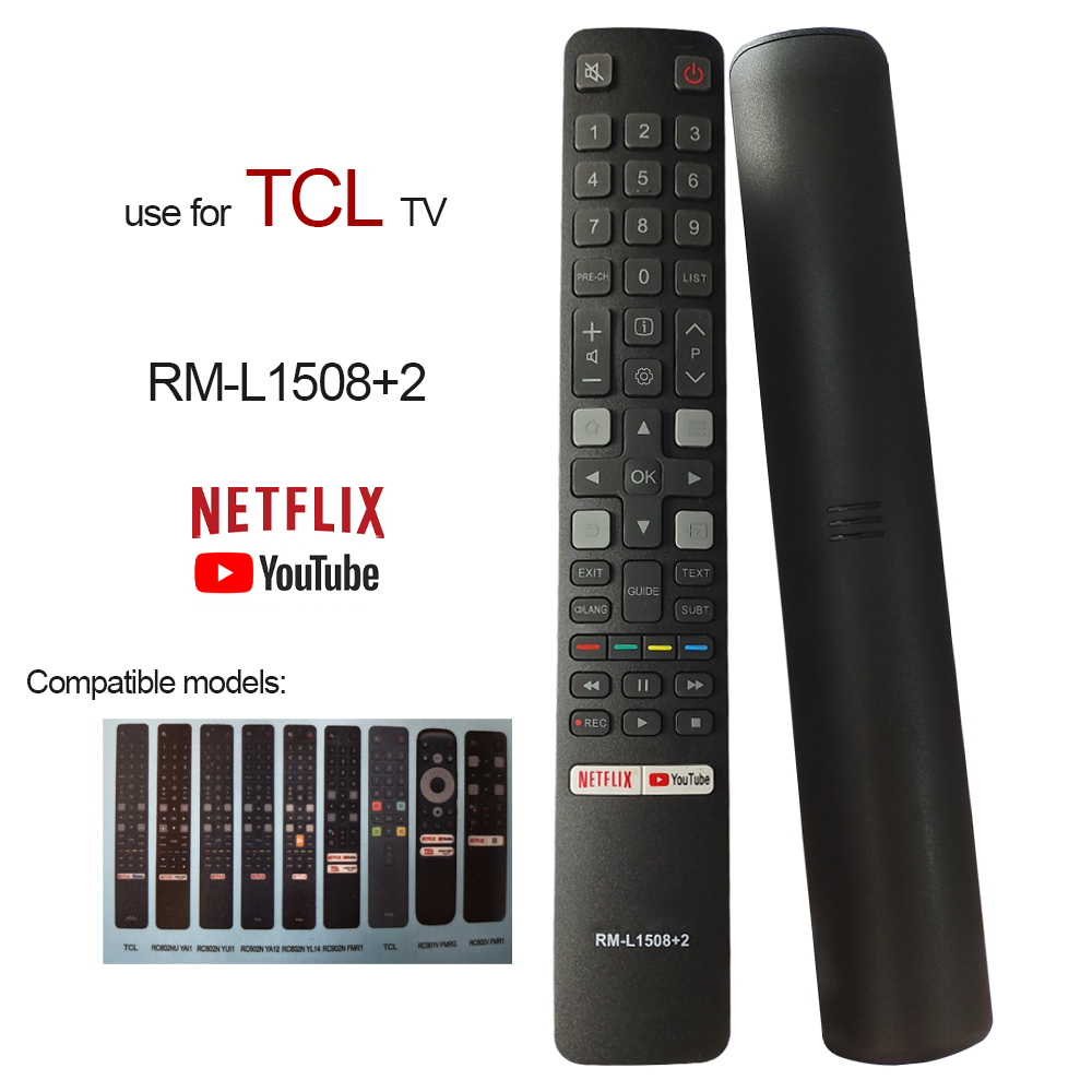 [NiLANK] รีโมทสากล remote รีโมททีวี TCL Smart LCD/LED/TV รีโมท ใช้ได้กับทุกรุ่น NETFLIX/YouTube