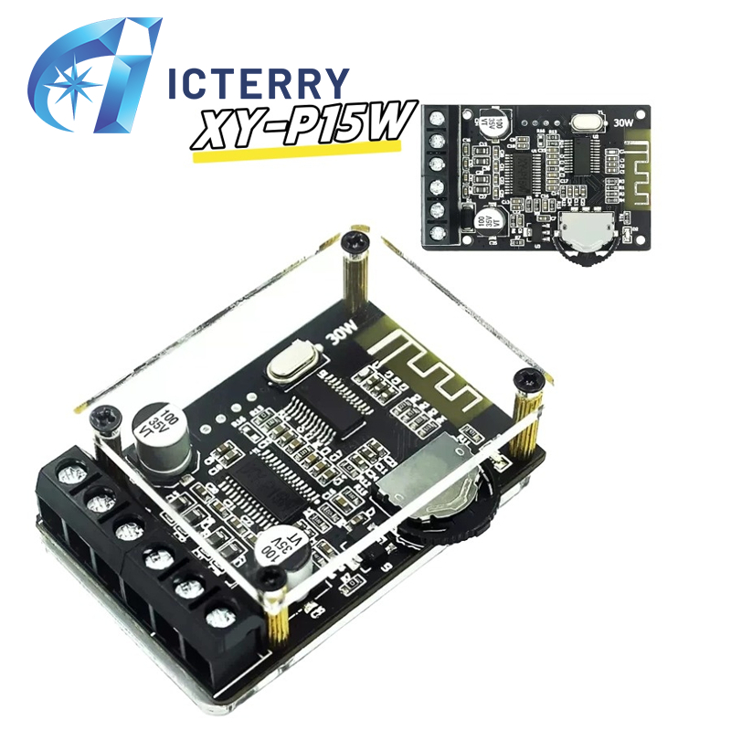 Xy-p15w บลูทูธ 5.0 เครื่องขยายเสียง DC 8V 12V 24V 10W 15W 20W เครื่องขยายเสียงสเตอริโอดิจิตอล AMP เสียง Board