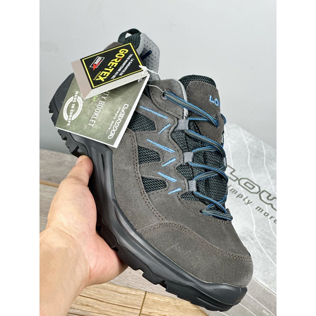 Lowa Outdoor รองเท้าเดินป่าผู้ชาย SIRKOS EVO GTX รองเท้าเดินป่ากันน้ํา Low-Top