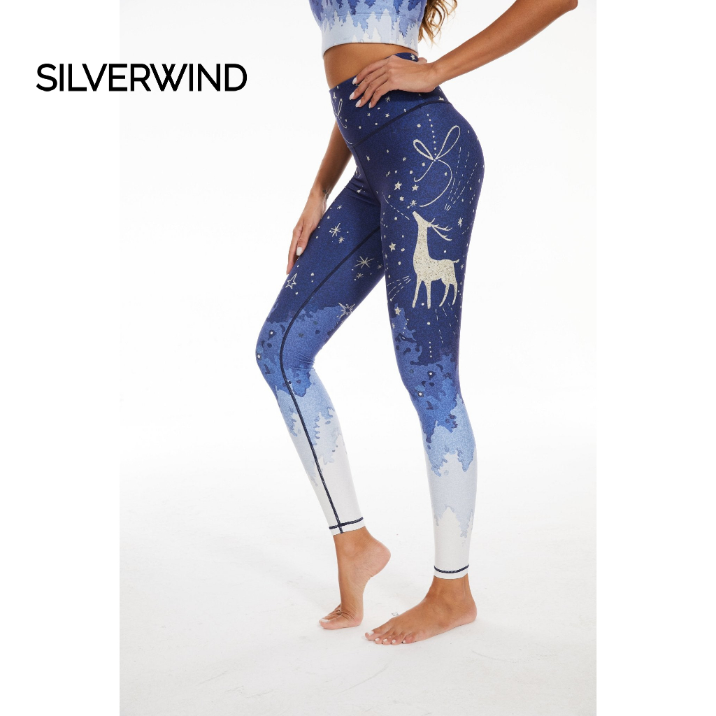 Silverwind Hope เลกกิ้งเอวสูงผู้หญิงสําหรับเล่นโยคะ พิลาทิส ยิม และออกกําลังกาย Buttery นุ่มและยืด Tummy Control