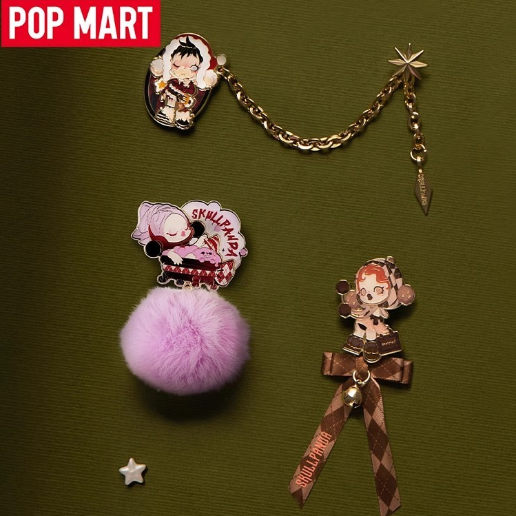 ของแท้ กล่องสุ่ม POPMART SKULLPANDA Tell Me What You Want Series Hanging Decorations pendant