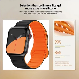สายรัดซิลิโคนสําหรับ iWatch Series 11/10/9/8/7/6/5/4/3/SE/Ultra 2 46mm 45mm 41mm 49mm 44mm 40mm 42mm 38mm