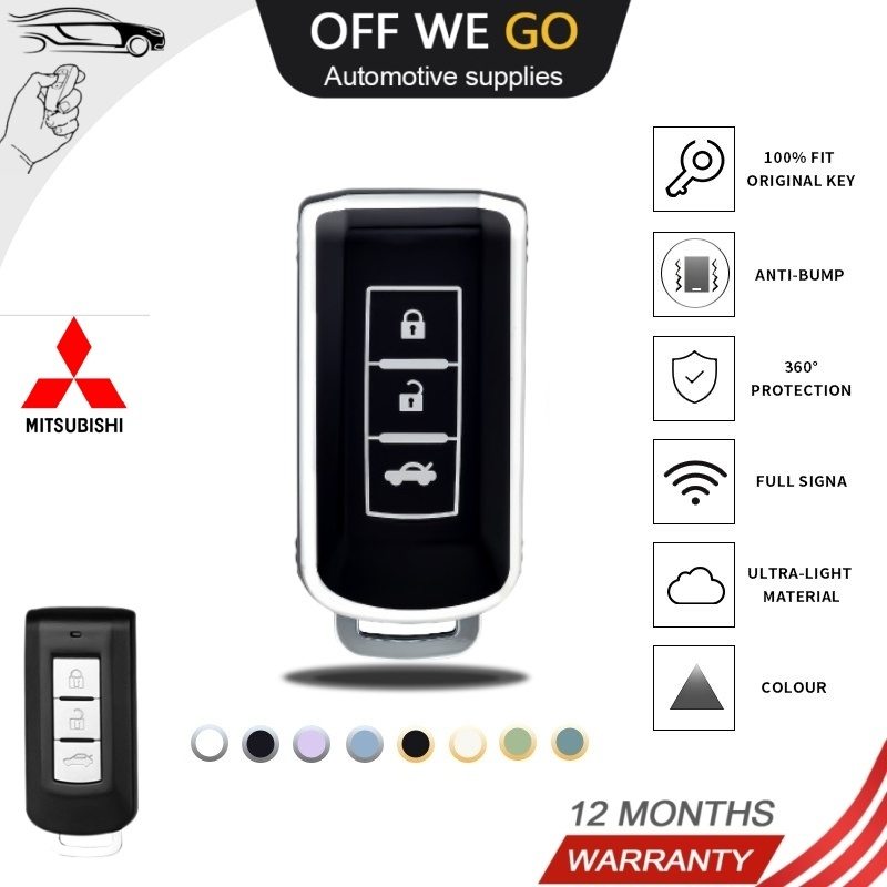 ปลอกกุญแจ Mitsubishi Xpander 2023 2024 Eclipse Cross Montero เคสกุญแจรีโมท Tpu สําหรับ