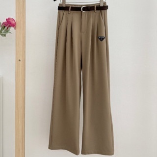 อุปกรณ์ ตกแต่งบ้าน ใหม่สไตล์เอวสูงผ้าม่าน ผอมลง ดูกางเกงขากว้าง ราคาถูก