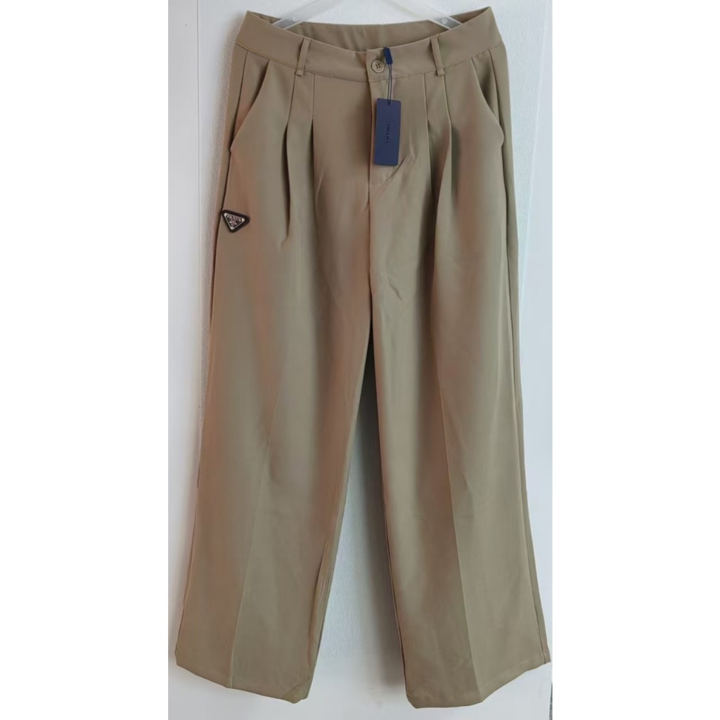 ใหม่สไตล์เอวสูงผ้าม่