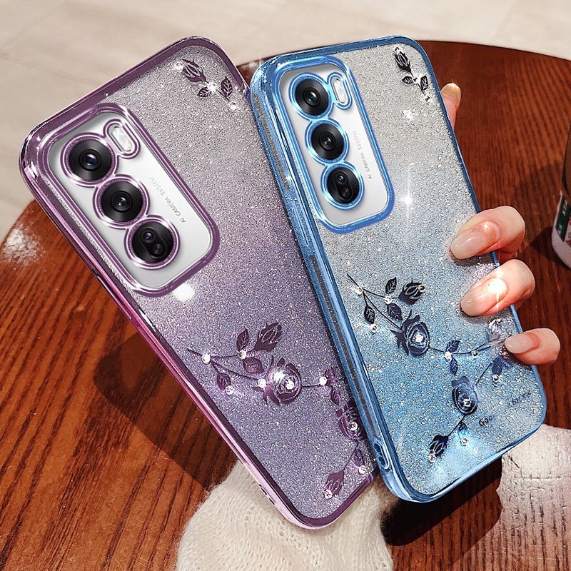 เคส OPPO Reno 10 PRO Rene10 Pro 5G OPPO Reno 12 12F 11 10 Pro 11F 8 T 8T 7Z 8Z 8 Z 5G เคสโทรศัพท์มือถือ กันกระแทก แบบหนา หรูหรา สําหรับ