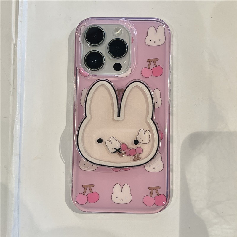 Iphone 16 Pro max 15 Pro max Miffy ลายกระต่าย วัสดุ TPU IMD craft เคสโทรศัพท์พิมพ์สองชั้น
