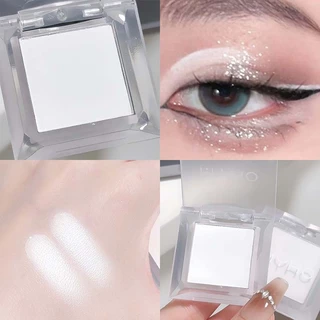 Monochrome Eyeshadow Matte Smoky Pure White Brightening Highlighter อายแชโดว์สีดํา