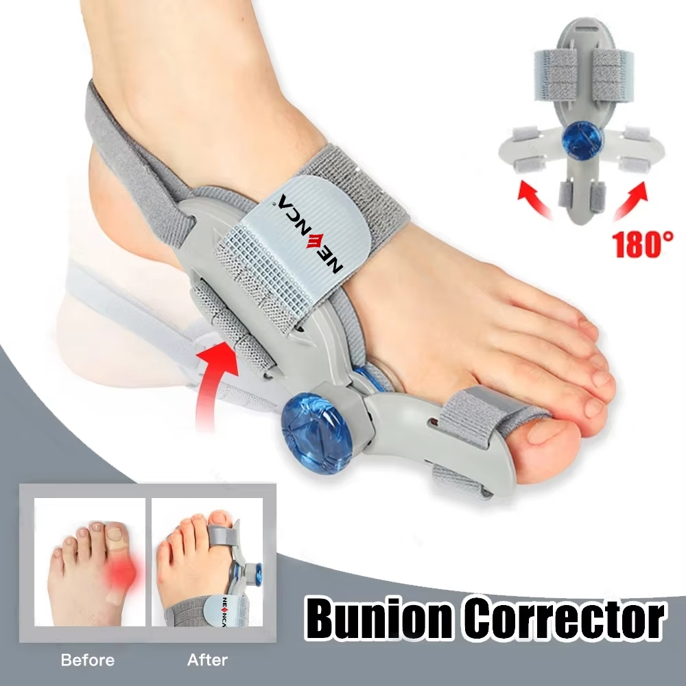 Neenca Bunion Corrector ปรับ Big Toe Corrector Rotatable Toe Corrector Straightener ปรับแก้ไขนิ้วเท้า