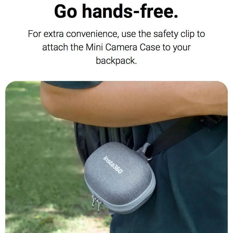 【ร้านไทย】Original Insta360 Ace/Ace/Ace Pro 2/GO3/GO 3S Mini Carry Case กระเป๋าถือ Harshell กระเป๋าสําหรับ Insta360 Ace Pro 2/ Ace GO 3S Original อุปกรณ์เสริม