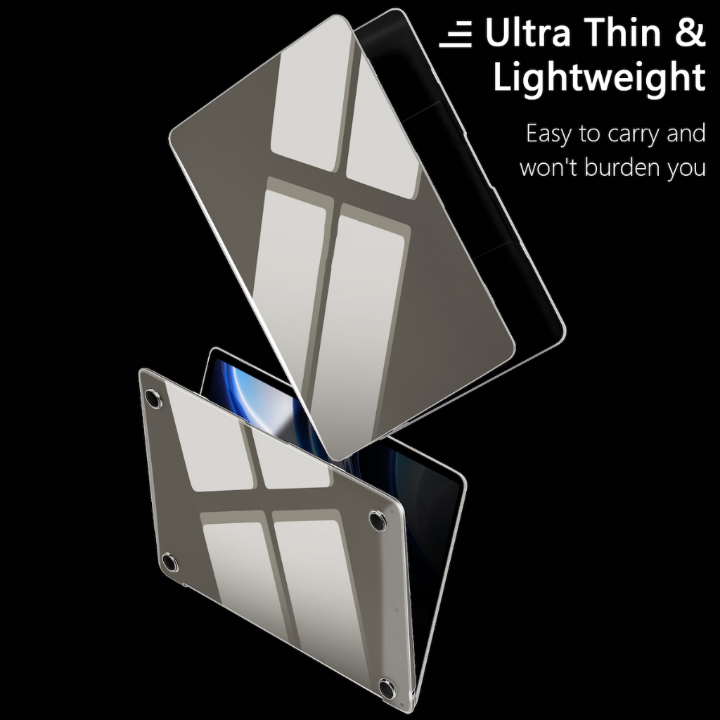 คริสตัล Ultra สําหรับ MacBook 2025 M4 M3 M2 น้ําหนักเบากรณี A3240 A3113 A2681 Pro 13 14 15 16 A3112 A3403 A3401 A3114 A2941 A2918 A3241 A3241 แล็ปท็อป A2337 A2338