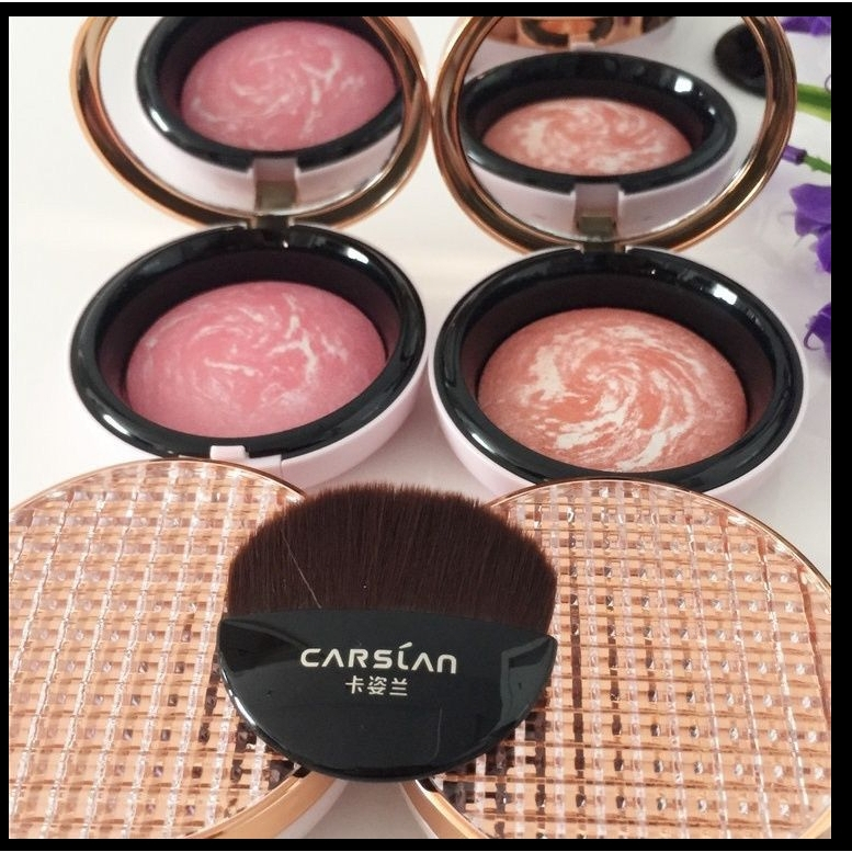 Wmgmz3949 Xiaoxiangjia แปรงแต่งหน้าแบบพกพา Soft Bristle Blush เปลี่ยนแปรงหัวแบน Pressed Powder แปรงแต่งหน้าขนนุ่มมีตําหนิเล็กน้อย