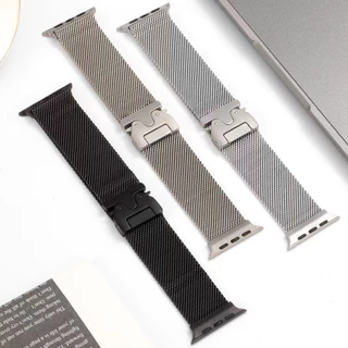 สายรัดโลหะสแตนเลสใหม่สำหรับ iWatch Series 11/10/9/8/7/6/5/4/3 / SE / Ultra 2 46mm 45mm 41mm 49mm 44mm 40mm 42mm 38mm