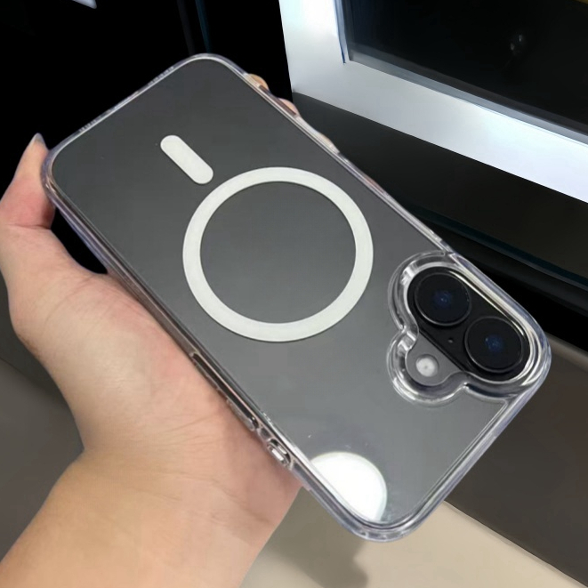 【High quality/hight transparency/Transparent acrylic hard case】เคส compatible for iphone 16 pro max case