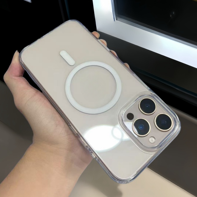 【High quality/hight transparency/Transparent acrylic hard case】เคส compatible for iphone 16 pro max case