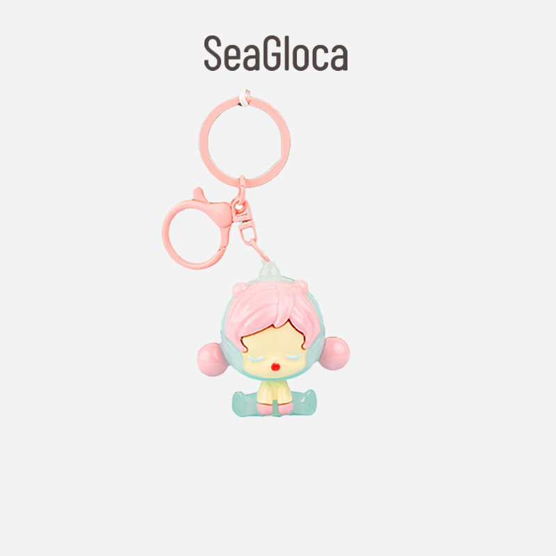 Seagloca Creative Sleep Bubble Girl พวงกุญแจน่ารักการ์ตูนตุ๊กตากระเป๋า Charm ของขวัญ 43