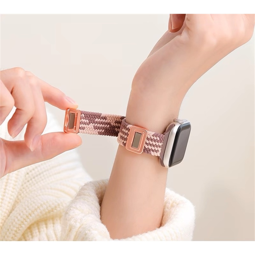 Slim Magnetic buckle สายไนลอนสําหรับ Apple Watch รูปที่ 5