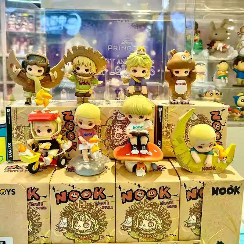 ของแท้ [52TOYS] โลกน้อยของ NOOK กล่องปริศนาเด็กนี้รูปทําเครื่องประดับของขวัญของเล่นอินเทรนด์