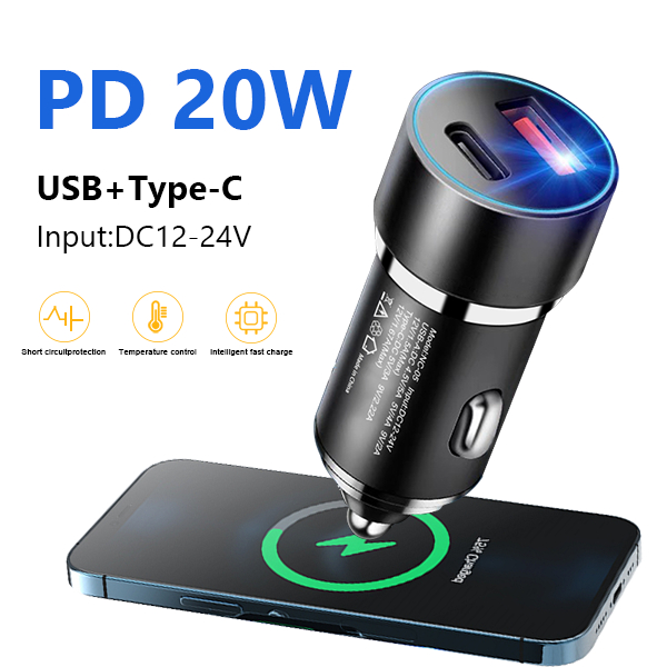 ที่ชาร์จในรถ Car Charger PD30 72W ที่ชาร์จโทรศัพท์ในรถยนต์ ชาร์จเร็ว Type C หัวชาร์จในรถ QC 3.0 + PD20W 4ช่อง usb