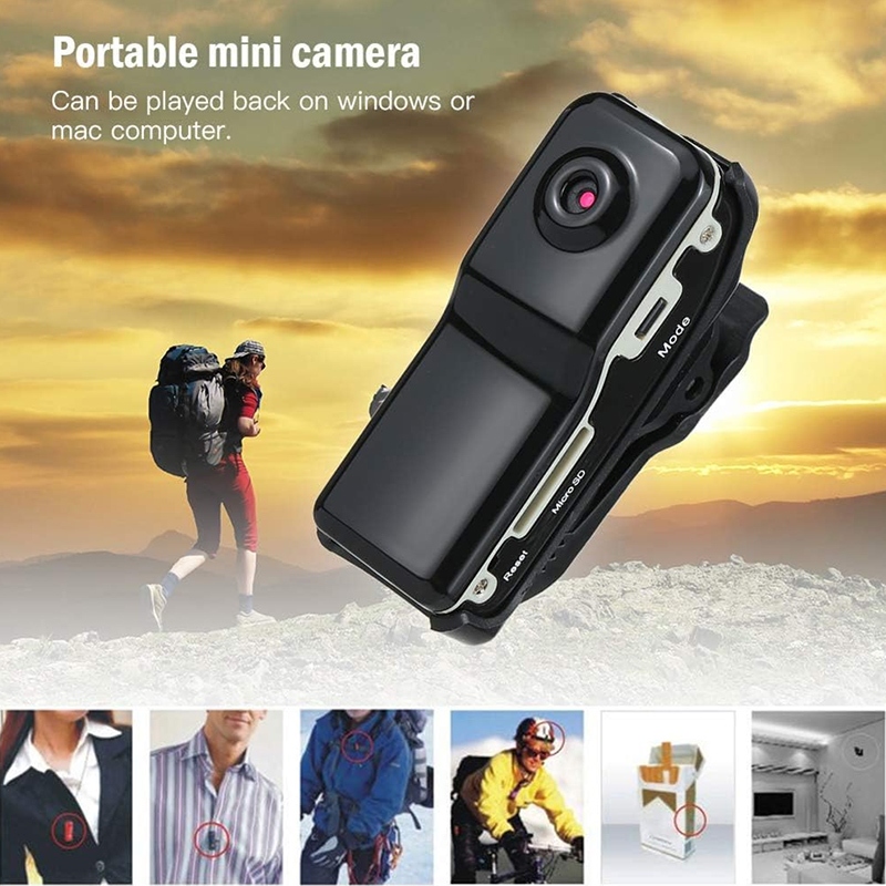MD80 กล้องบันทึกวิดีโอดิจิทัล DV กล้องดิจิทัลสำหรับกีฬากลางแจ้ง Mini Camera เครื่องบันทึกเสียงขนาดเล็กที่สุด เครื่องวัดระยะทางแบบนิ้วหัวแม่มือ