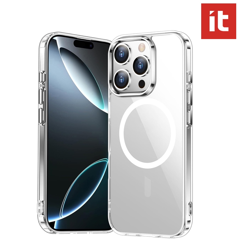 It สําหรับ iPhone 17 air 11 12 13 14 15 16 16e pro max Case, รองรับการชาร์จแม่เหล็กเกรดทหารป้องกันการตก Anti Yellowing ฝาครอบโทรศัพท์มือถือ - ทนทานกันกระแทกป้องกัน