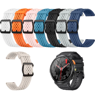 สําหรับ AXON Mega Watch Strap 22mm Silicone Soft Replacement Strap