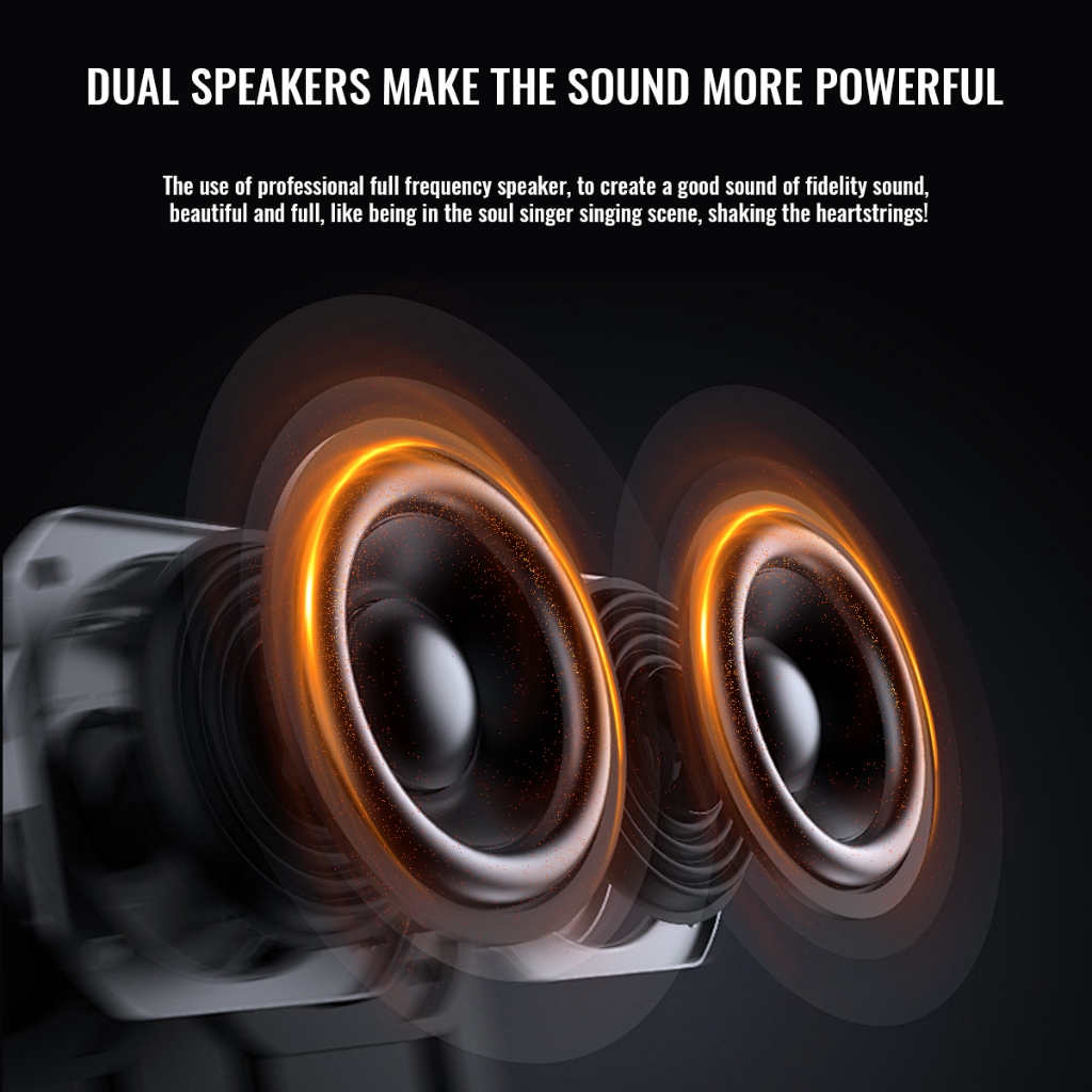 Oscrop S536 ลำโพงพกพา ลำโพง Bluetooth Speaker ลำโพงบลูทูธ ลําโพงคอม