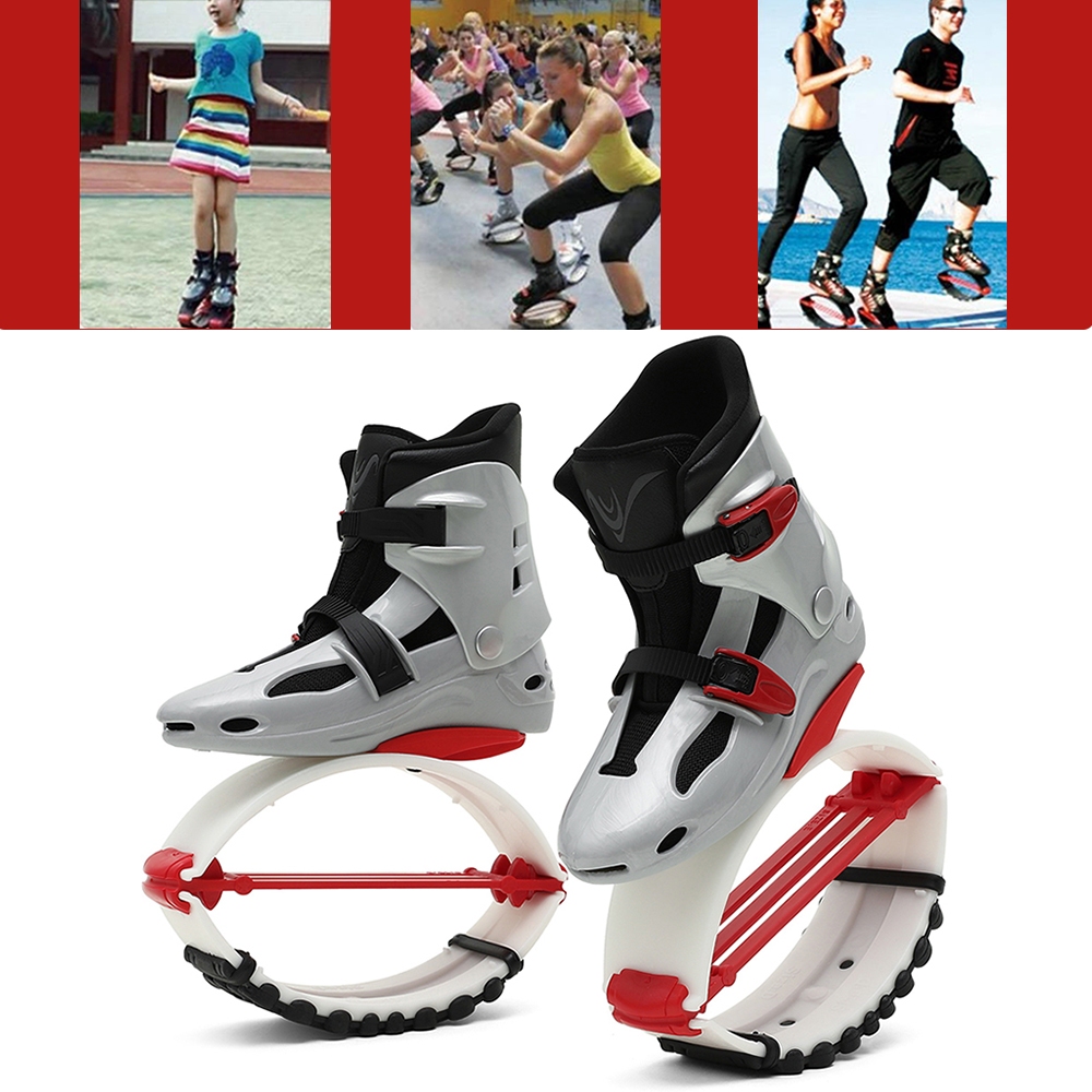 Kangaroo Jumps Jumping Shoes รองเท้าผ้าใบออกกําลังกายสําหรับผู้หญิงผู้ชาย Bouncing Sport Fitness รองเท้ากระโดดช่วยลดน้ำหนัก การออกกำลังกายแบบกระโดด