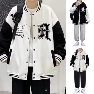 Paul FITZGERALD ชุดเบสบอลอเมริกันผู้ชายหลวมหล่อ high street …