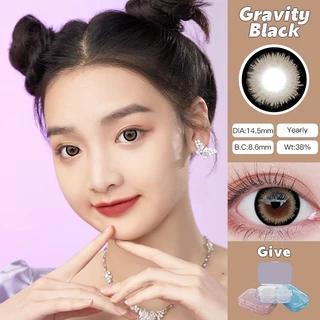 O2girl (COD) คอนแทคเลนส์ 1 คู่ 0°-800° คอนแทคเลนส์รายวัน สามารถใช้ได้หนึ่งปี เลนส์มินิน่ารัก 14.5mm HEIJI