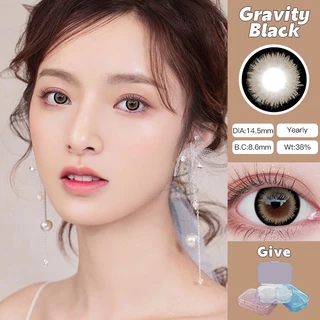 O2girl (COD) คอนแทคเลนส์ 1 คู่ 0°-800° คอนแทคเลนส์รายวัน สามารถใช้ได้หนึ่งปี เลนส์มินิน่ารัก 14.5mm HEIJI