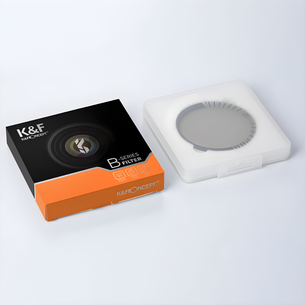 K&f Concept Nano-B ND2-ND400 Variable Neutral Density Filter สําหรับเลนส์กล้อง (37 มม. - 82 มม.)...
