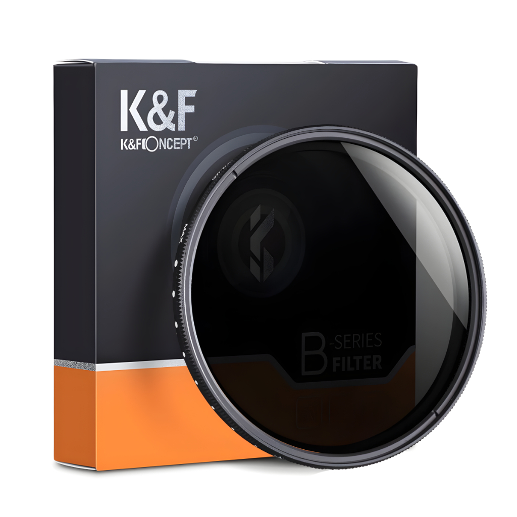 K&f Concept Nano-B ND2-ND400 Variable Neutral Density Filter สําหรับเลนส์กล้อง (37 มม. - 82 มม.)...