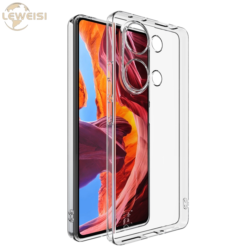 Imak Redmi Note 13 Pro 4G / POCO M6 Pro 4G TPU Soft case แฟชั่น Ultra Thin Anti fall เคสโทรศัพท์