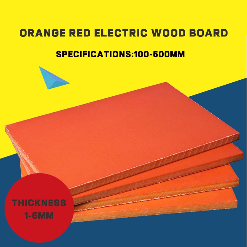 เบกาไลท์ สีส้มสีแดงข้อมูลจําเพาะ100-500มิลลิเมตรความหนา1-6มิลลิเมตรทนอุณหภูมิสูงฉนวนกันความร้อนคณะกรรมการป้องกันไฟฟ้าสถิตย์สีดําเบกาไลท์ทั้งแผ่นศูนย์ตัดวั