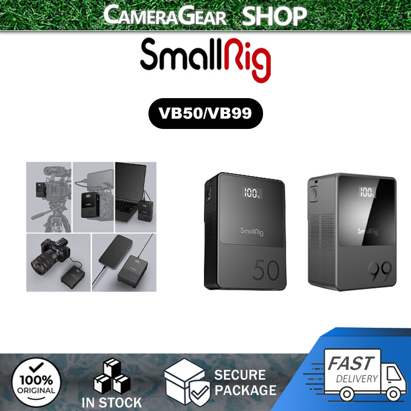 Smallrig V Mount แบตเตอรี่ VB99/VB50 สําหรับกล้อง/Camcorders/จอภาพ/ไฟวิดีโอ